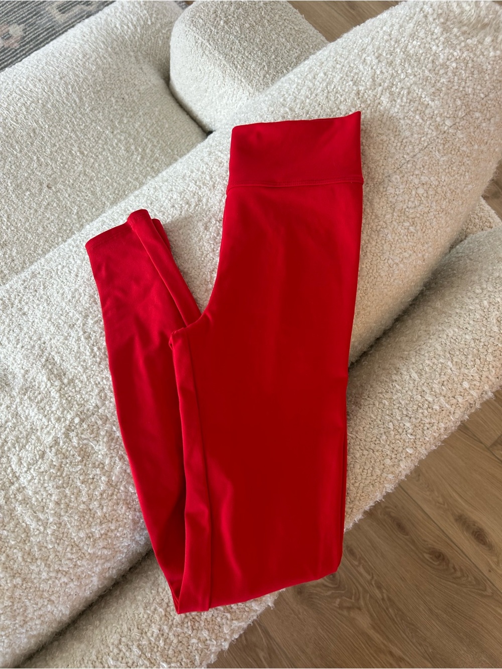 Live The Process Tuxedo Red High Waisted Leggings XS